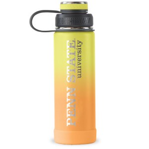 EcoVessel 20oz bottle orange yellow Penn State University image